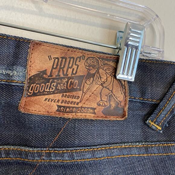 PRPS Men's Rambler Skinny Raw Rinse Japanese Denim Size 32 - Picture 5 of 8